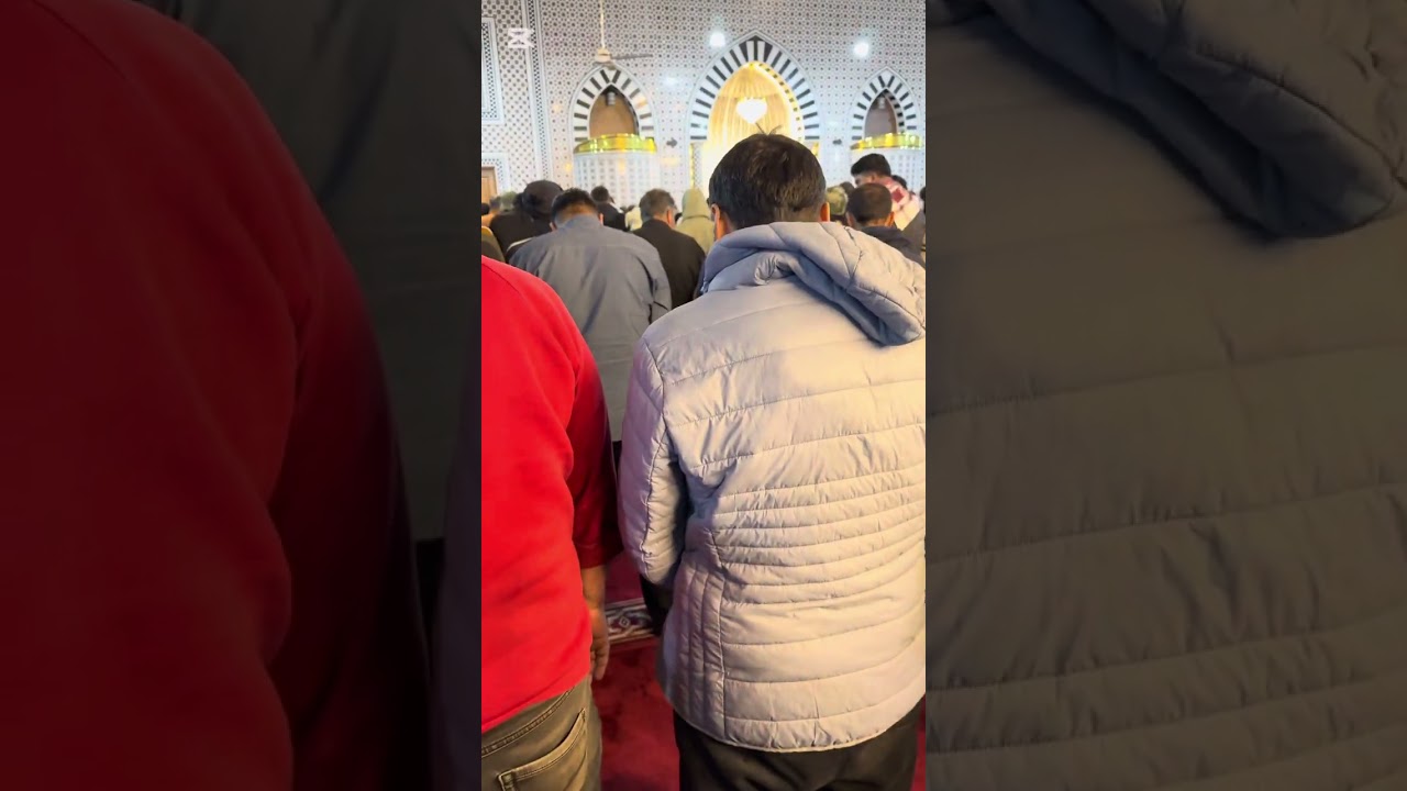 اذان العشاء. وصلاة العشاء من جامع زيد بن حارثة في إدلب سورية 24 رمضان1446هـ