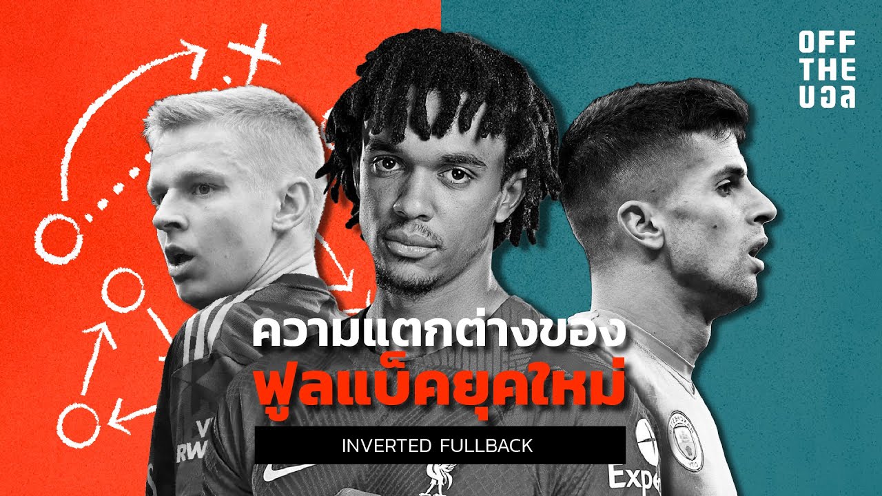 แทคติกและบทบาทที่แตกต่างของฟูลแบ็คยุคใหม่ ( Inverted Fullbacks ) | Off The บอล