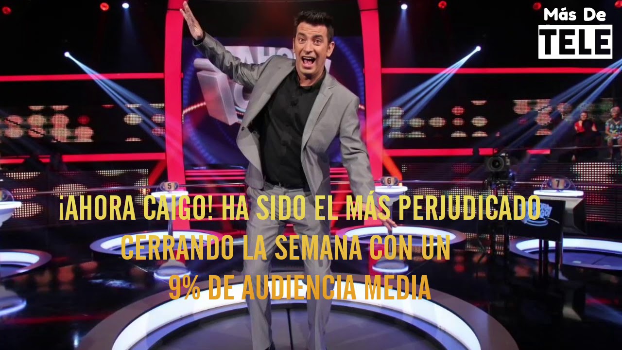 El concurso de Arturo Valls, '¡Ahora Caigo!' en peligro en Antena 3