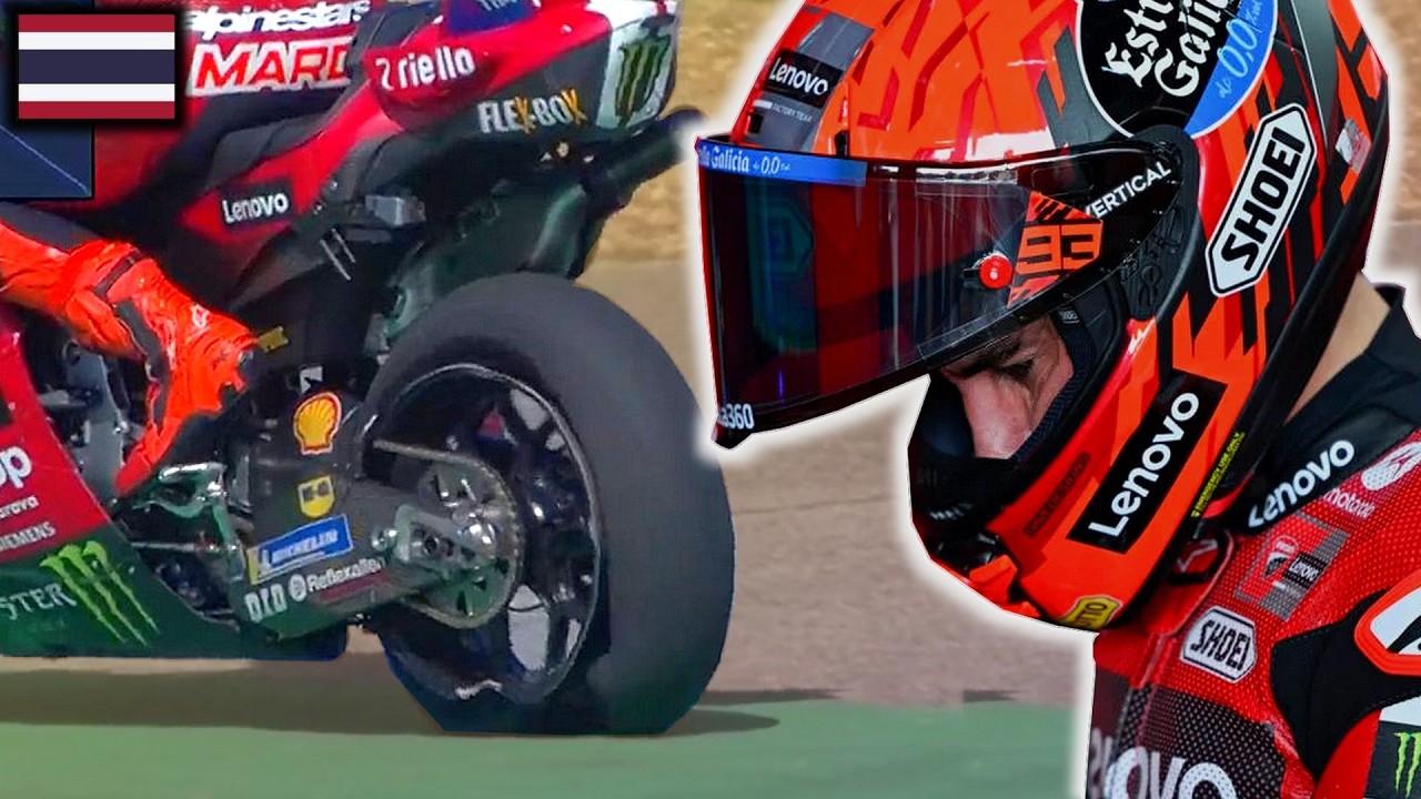 Je ne m'attendais pas à ça ! M.MARQUEZ miraculé ! MICHELIN explique le souci ! CAUCHEMAR pour Yamaha