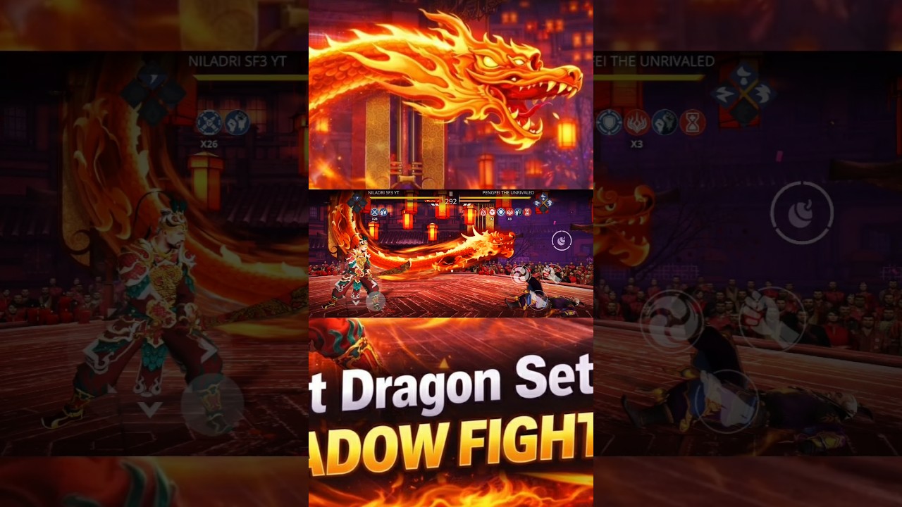 Fire🔥 VS Diwali 🎇 Dragon🐉.. Who is more Powerful.. #shadowfight3 @Niladri-SF3_FAMILY