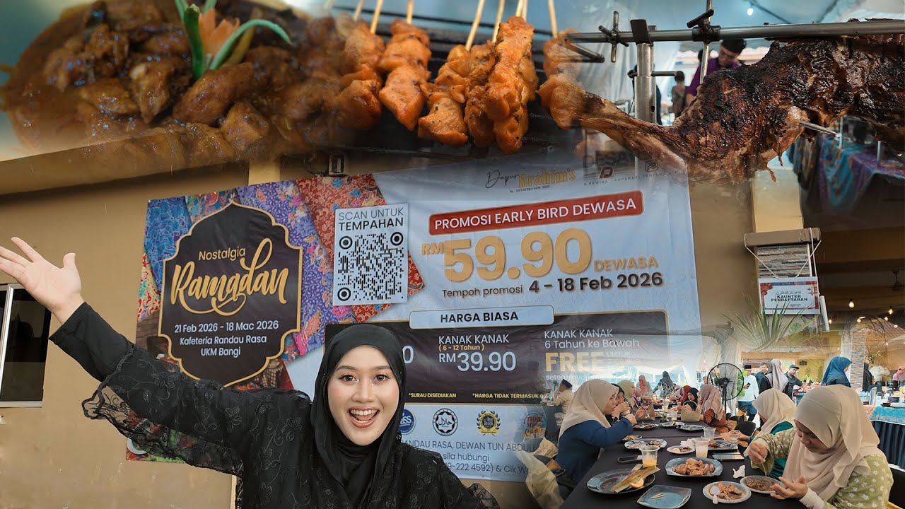 Bufet Nostalgia Ramadan Dapur Brahim sajian Melayu asli dalam kampus