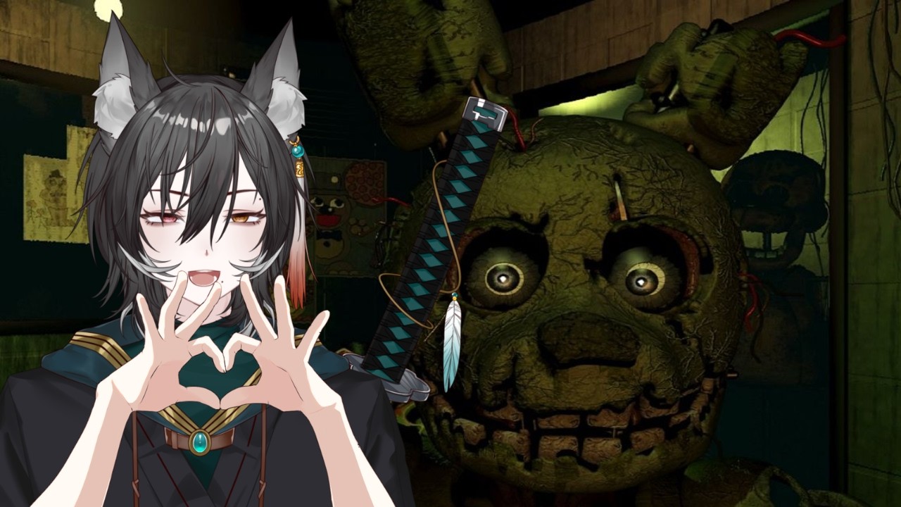 【#個人vtuber】Nightmareに挑む狐のフナフ3【 Five Nights at Freddy's3| FNaF3】#初見さん大歓迎  #縦型配信 #fivenightsatcandys3