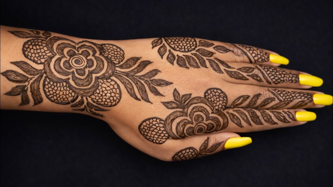 Back hand mehndi design | new stylish mehndi design | mehndi design |mehndi artist #mehndi 