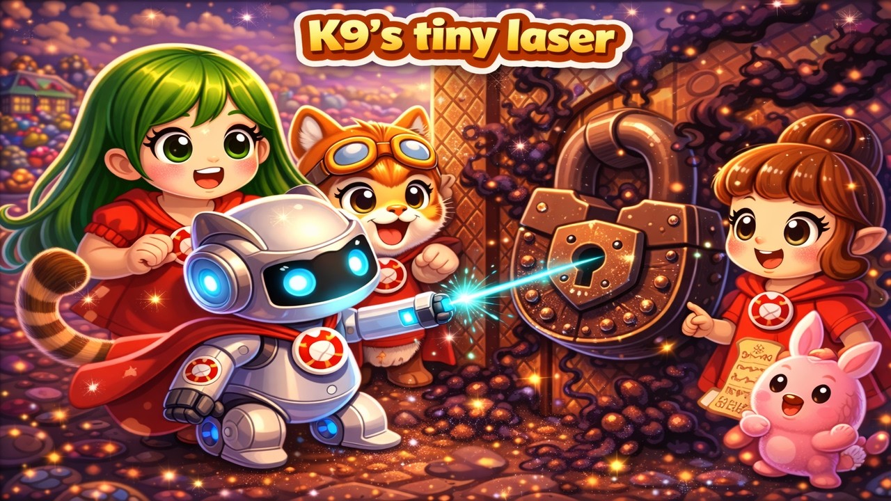 Anny And Nika : K9's tiny laser 🐯🧒 | 3D Kids Animation