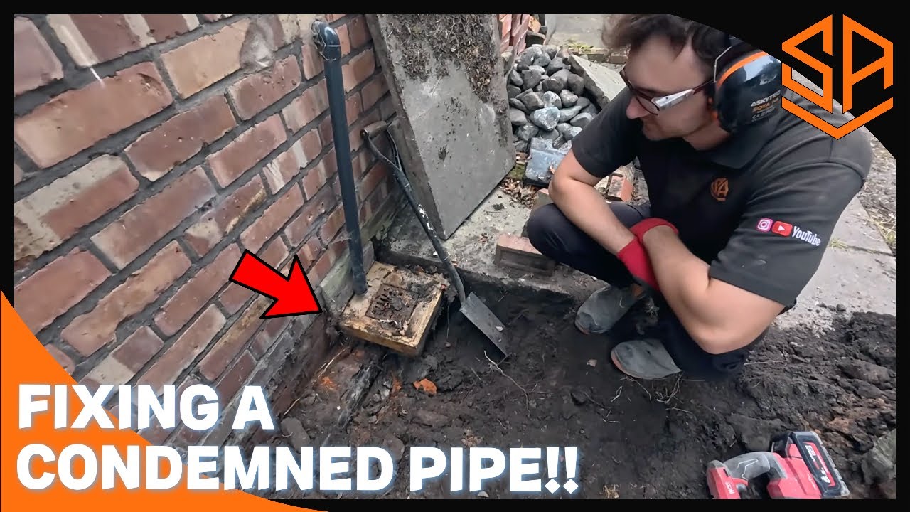 BUILDING CONTROL FAILED THIS PIPE BUT THEY LEFT IT !!