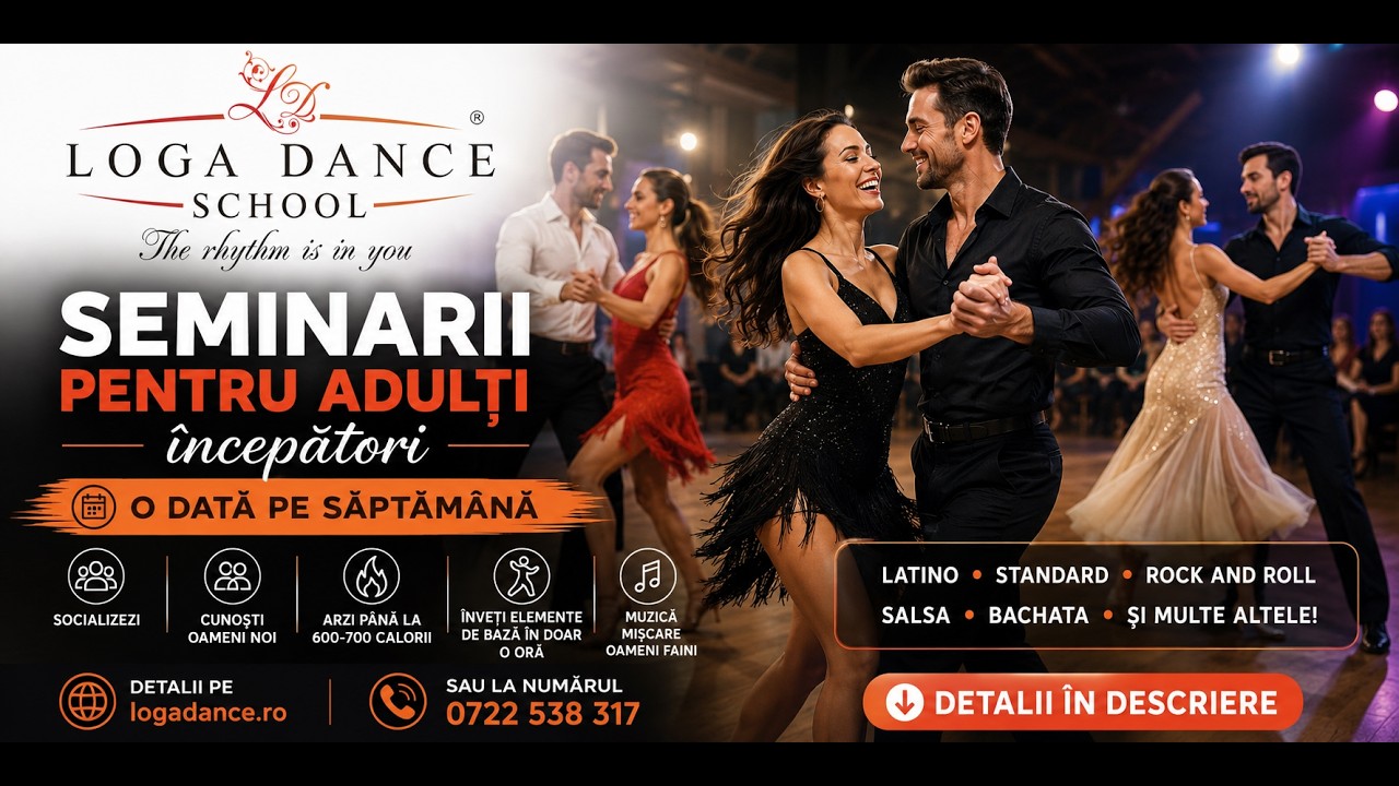 Dans Sportiv pentru &Icirc;ncepători Adulți &icirc;n Satu Mare | Latino și Standard | Loga Dance School