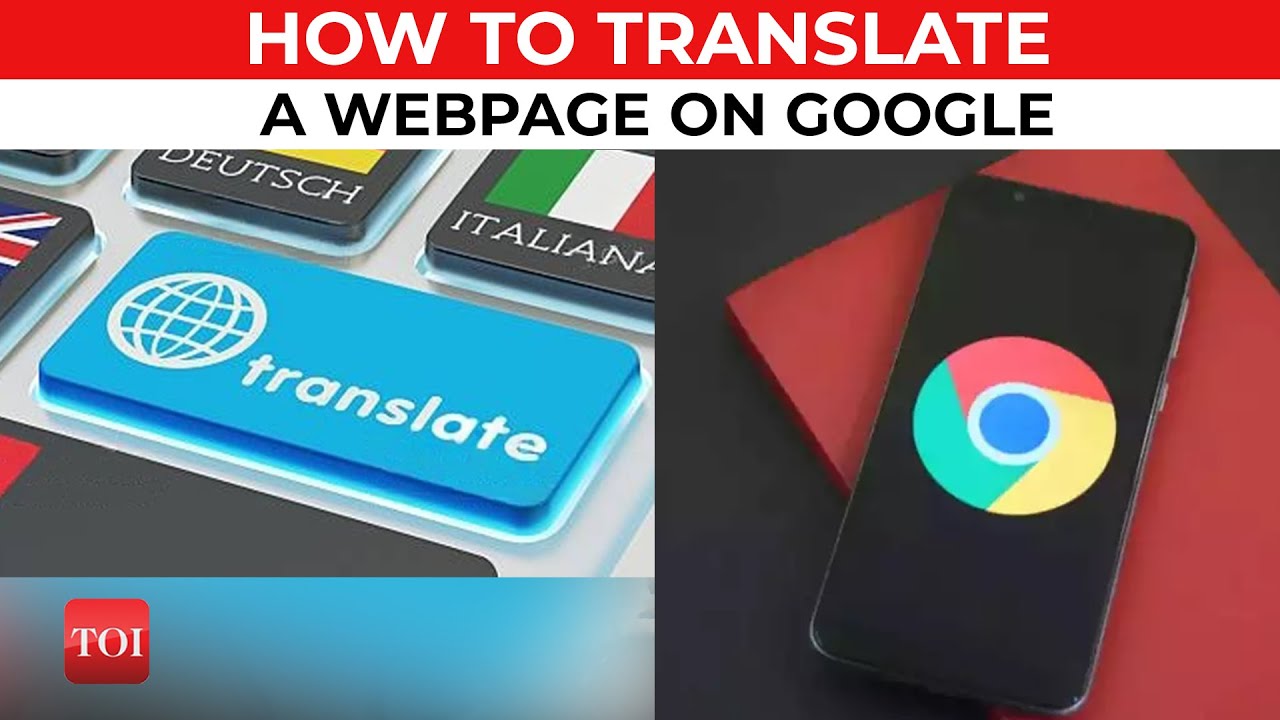 Need to translate a webpage to a different language? Try this