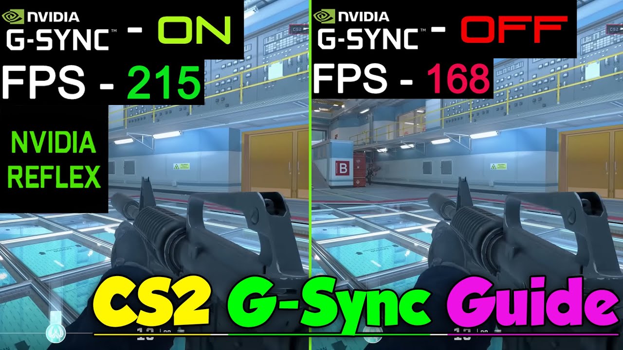 Объяснение основных настроек CS2: G-Sync, V-Sync и NVIDIA Reflex