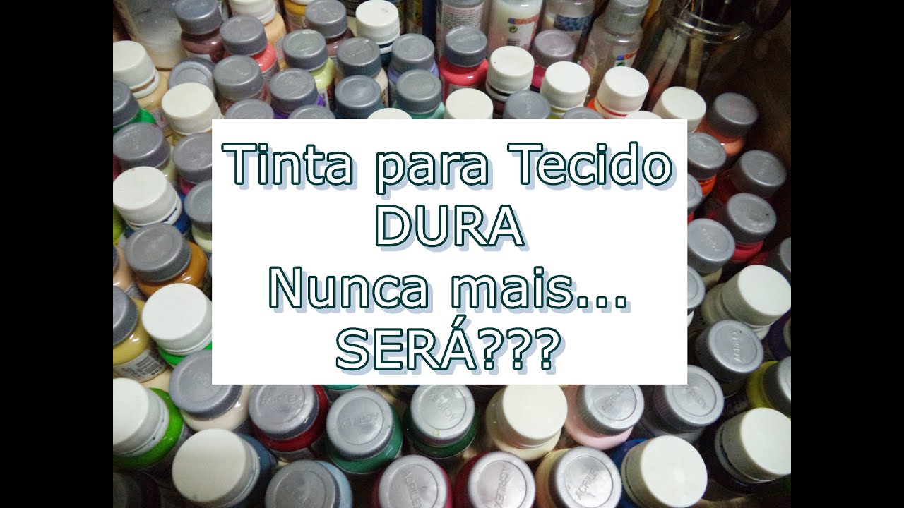 Dica-Como amolecer tinta de tecido (DURA) em:cremosa, diluída-Ler descrição-Graça Tristão