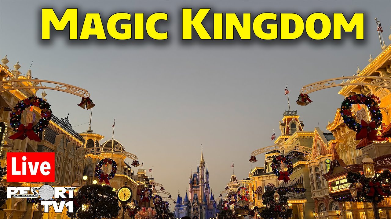 🔴Live: Saturday Evening Christmas Fun at Magic Kingdom - Walt Disney World Live Stream - 12-20-25