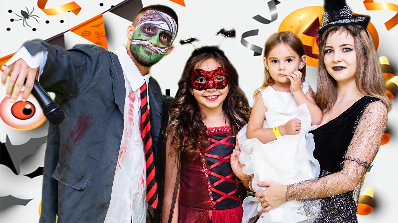 🎃 MARA, TEO și BRI 🎃 de HALLOWEEN PARTY 🥳 la MALL