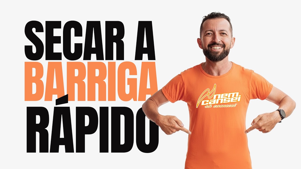 PERDER BARRIGA DE VEZ em 12 MINUTOS Treino em Casa Para SECAR A BARRIGA RÁPIDO