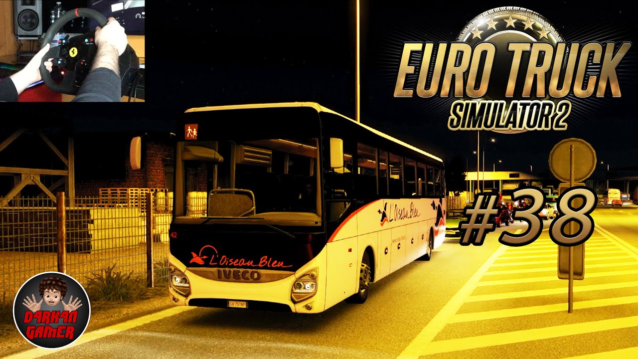 EuroTruck Simulator 2 - #38 | Iveco Evadys !!! ETS2 Bus Mods 1.43 | Thrustmaster T300 Alcanta