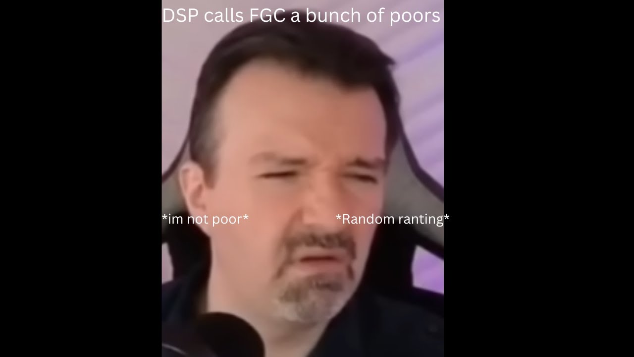 DSP calls the FGC a bunch of poors!