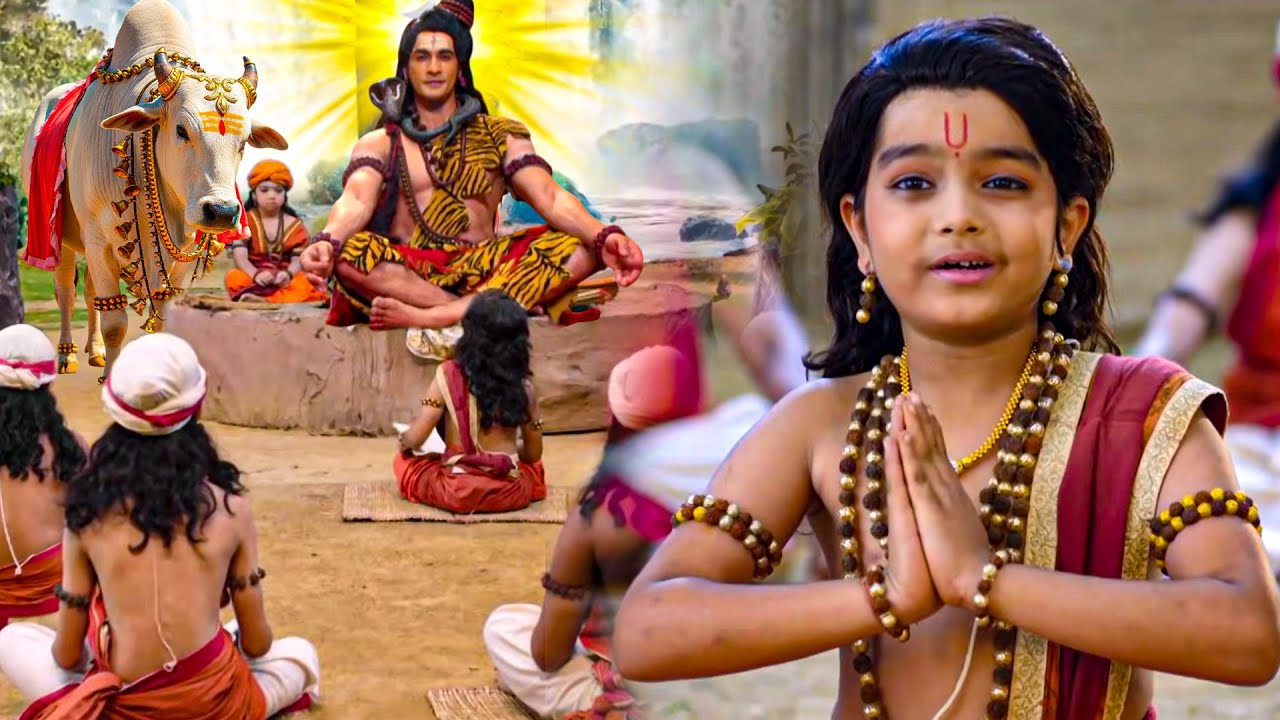 गुरुकुल में गुरुदेव ने स्वामी अय्यप्पा मणिकंठा को भोलेनाथ के रूप मे दिया दर्शन | Vighnaharta Ganesha