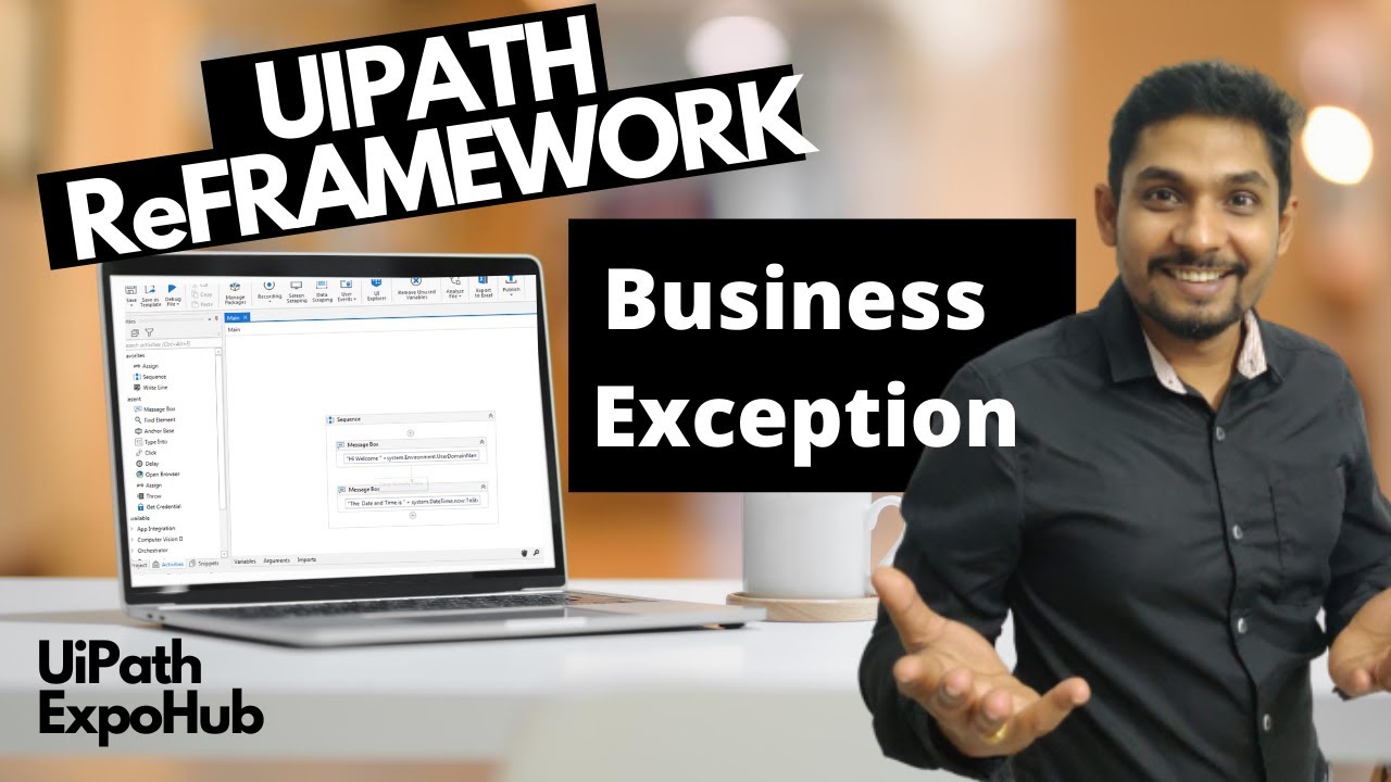 UiPath Tutorial | Business Rule Exception Uipath Example