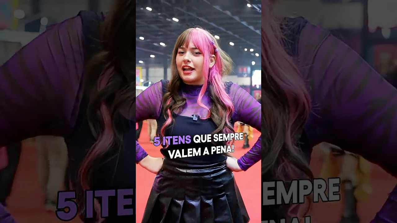 5 itens em um evento geek