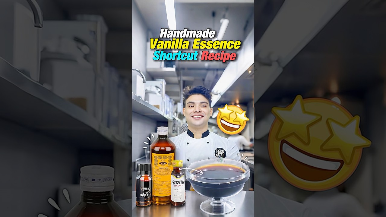 😍✅Handmade Vanilla Essence Recipe | Bakery Shortcut Formula 😱🔥👨🏻‍🍳 