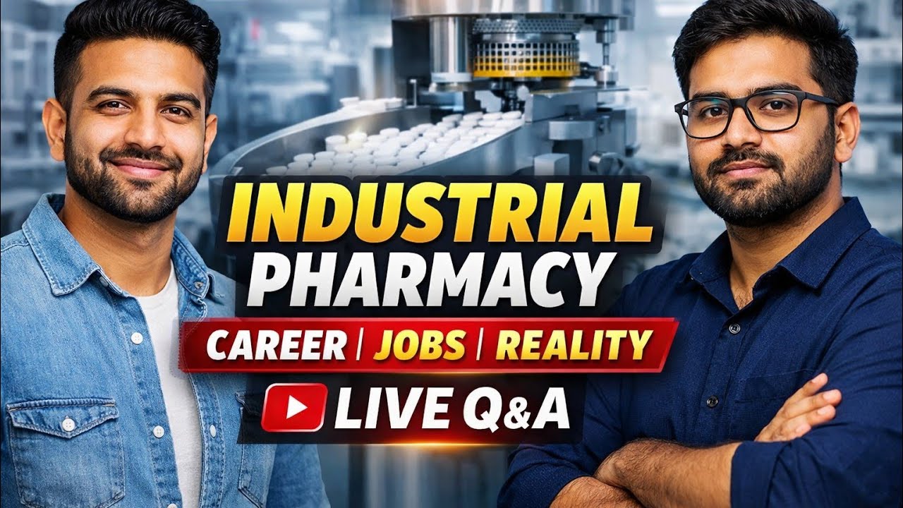 Industrial Pharmacy Scope | B.Pharm / D.Pharm Students Must Watch