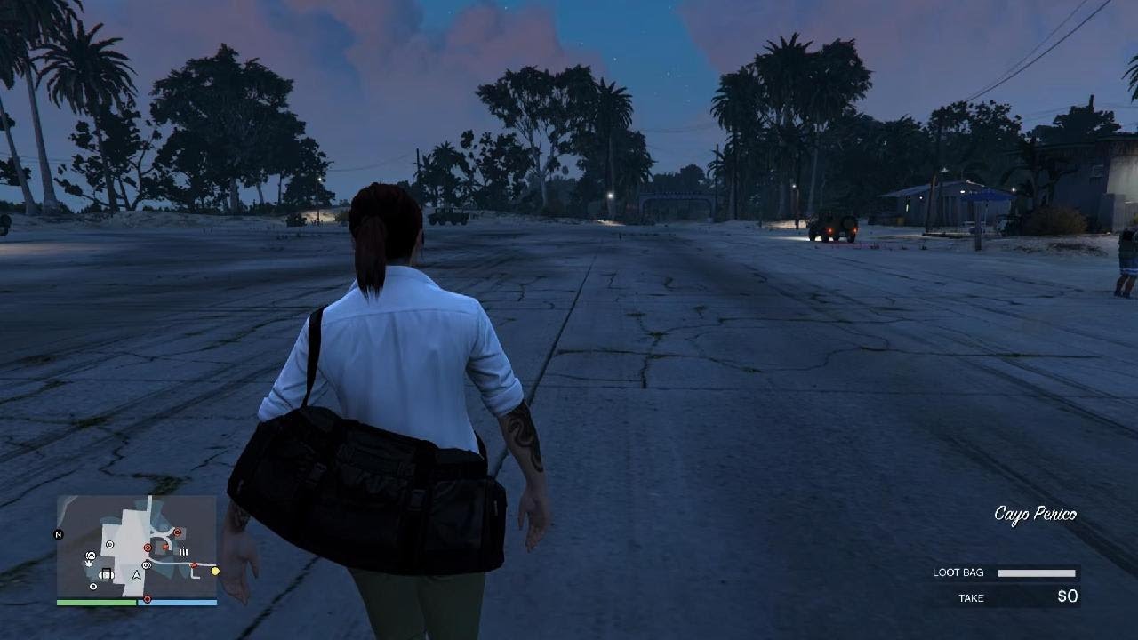 Solo Cayo Perico Heist (Elite Challenge) - Ruby Necklace - Velum approach