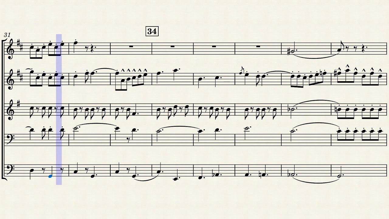 Semper Fidelis March for Brass Quintet - Sheet Music Available for Purchase