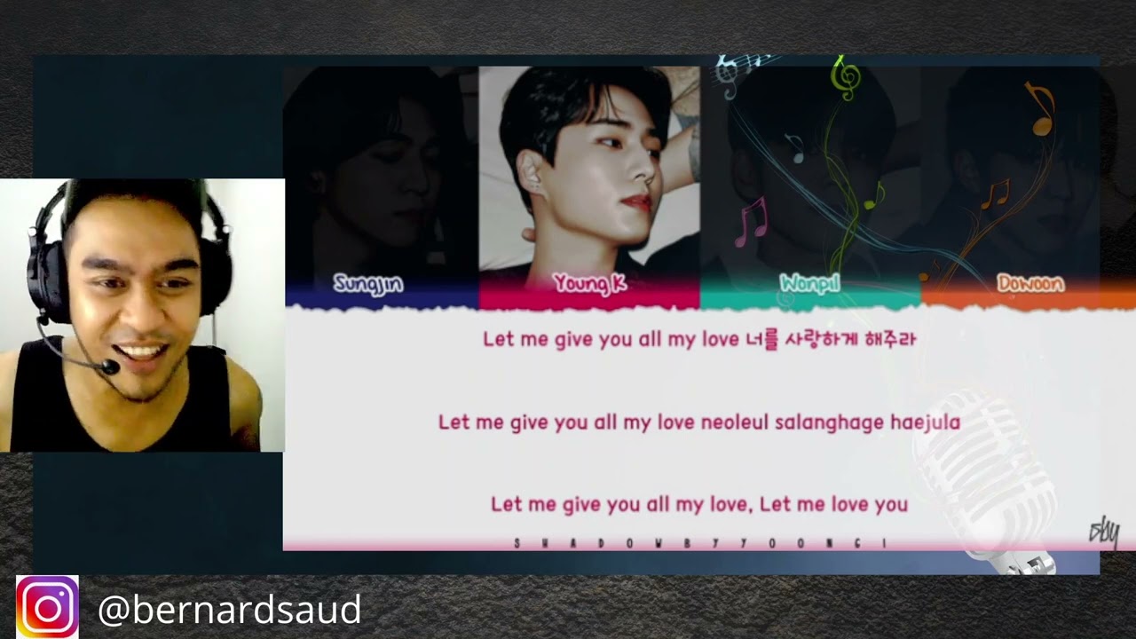 DAY6 - Let Me Love You 데이식스 사랑하게 해주라 가사 | SINGER REACTION