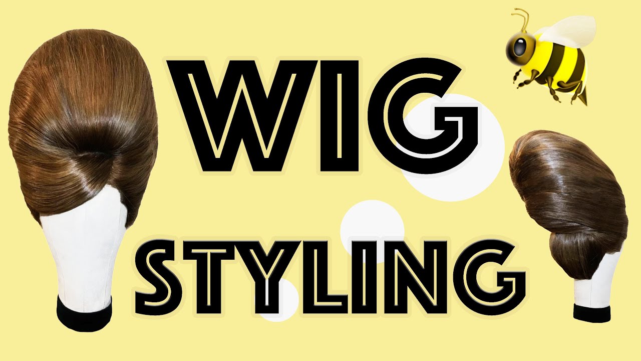 【WIG STYLING TUTORIAL】Beehive hair, basic updo technique
