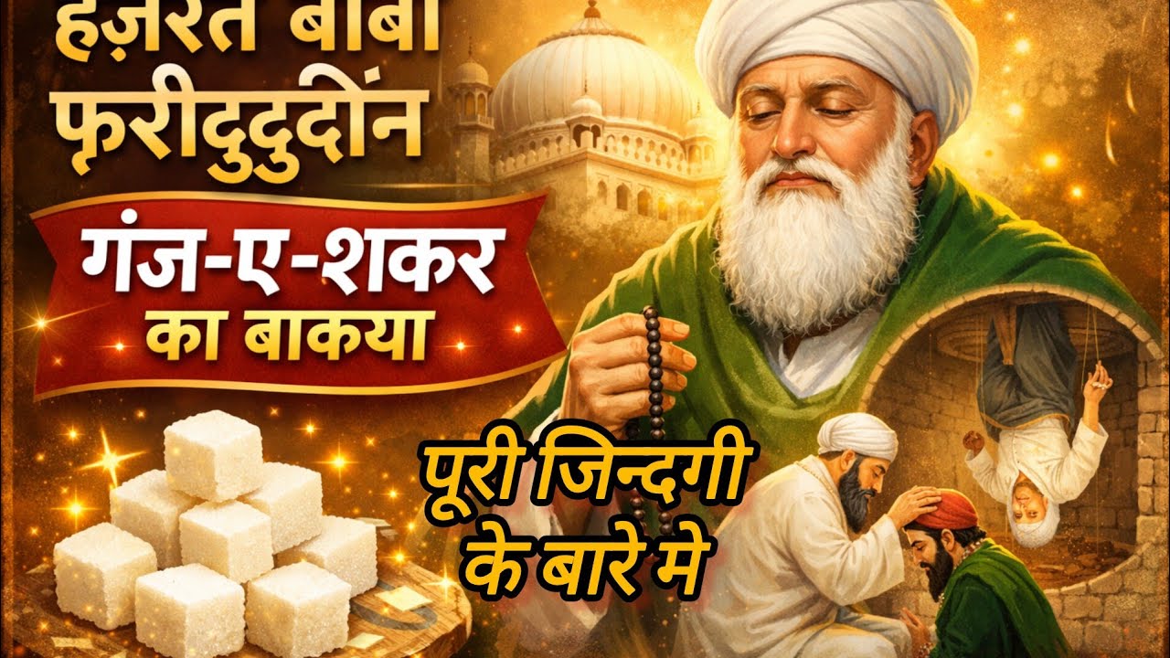 हज़रत बाबा फ़रीदुद्दीन मसऊद गंज-ए-शकर रहमतुल्लाहि अलैह|पूरी जिन्दगी के बारे में|HazratBabafriduddin 