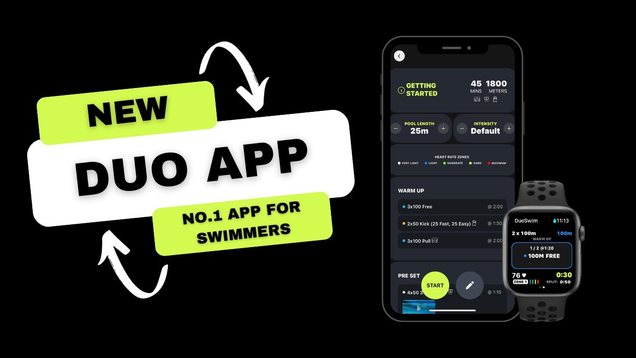 DuoSwim: Swim Workout App #DuoSwim #Swimming #Swim