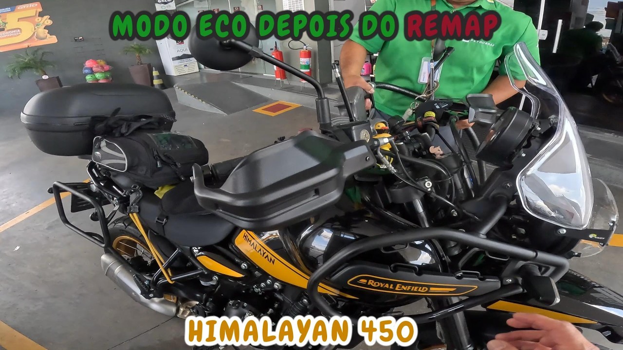 Depois do REMAP no modo ECO como ficou a autonomia HIMALAYAN 450