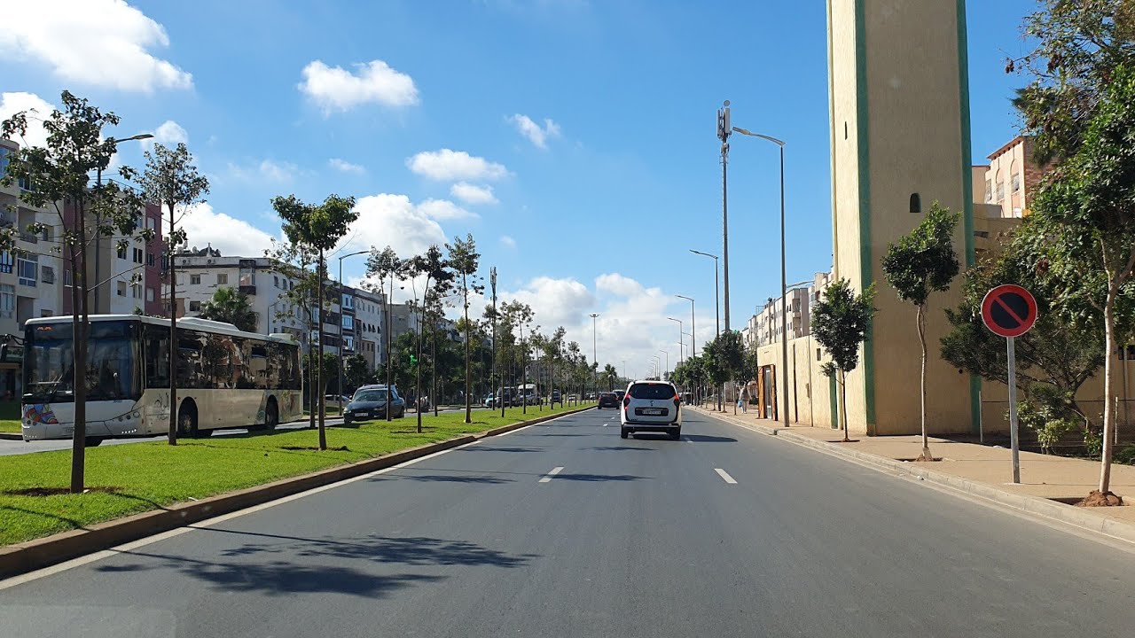 مباشرة من تمارة شارع طارق ابن زياد تغييرات كبيرة في انتظار المرحلة التانية من الأشغال 👍😍😍