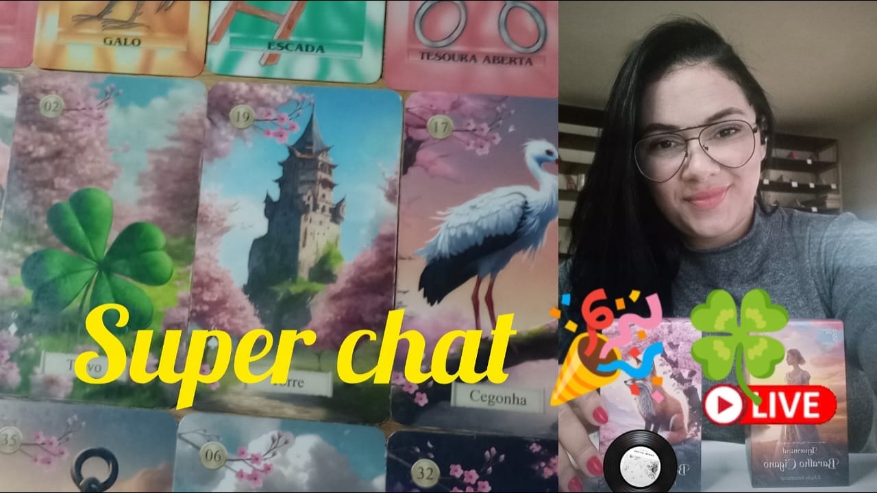 CONTUNIAÇÃO... DAS PERGUNTAS SUPER CHAT🎉🍀#baralhocigano #tarot #tiragenscoletivas #baralho