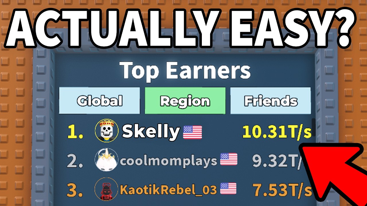 Getting Leaderboard on Steal a Brainrot is EXTREMELY Easy....