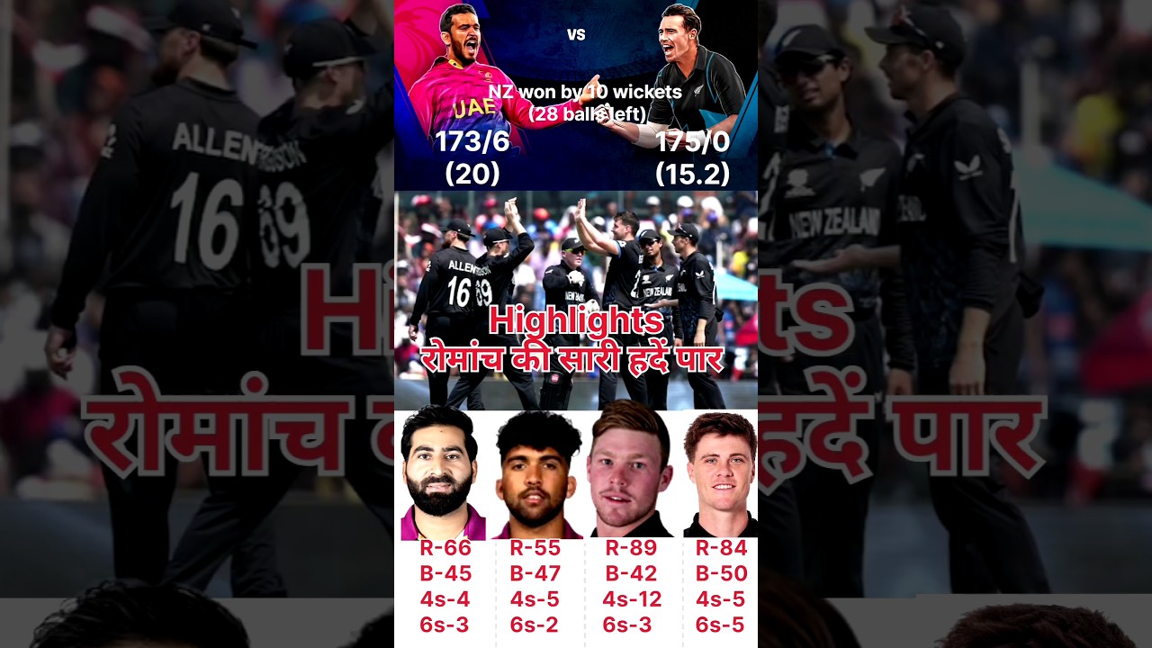 new zealand vs uae live match today, new zealand vs uae highlights,new zealand vs uae prediction,#yt