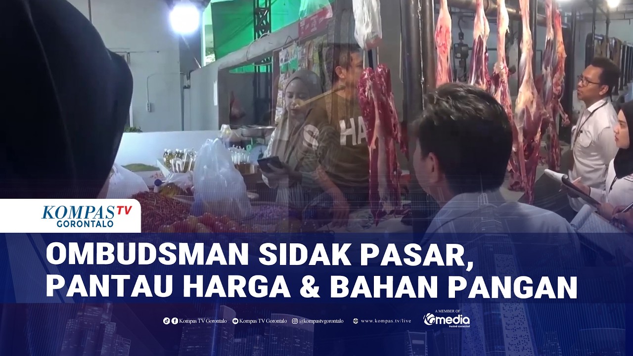Ombudsman Sidak Pasar, Pantau Harga Dan Stok Bahan Pangan