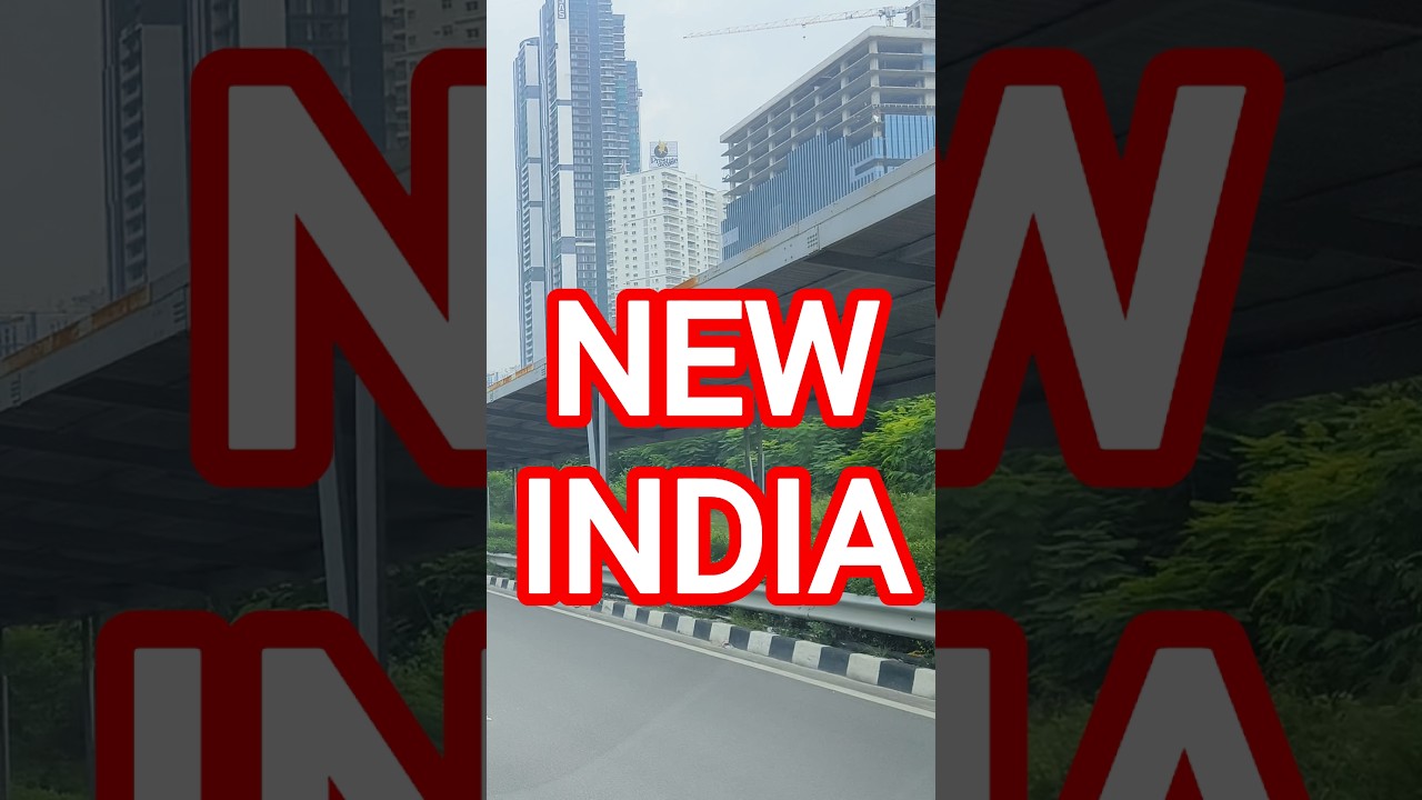 New Indian Infrastructure Telangana Capital City Hyderabad Skyline