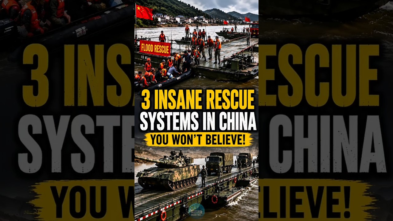 China's Flood Rescue System Is on Another Level 😳🇨🇳 #shorts