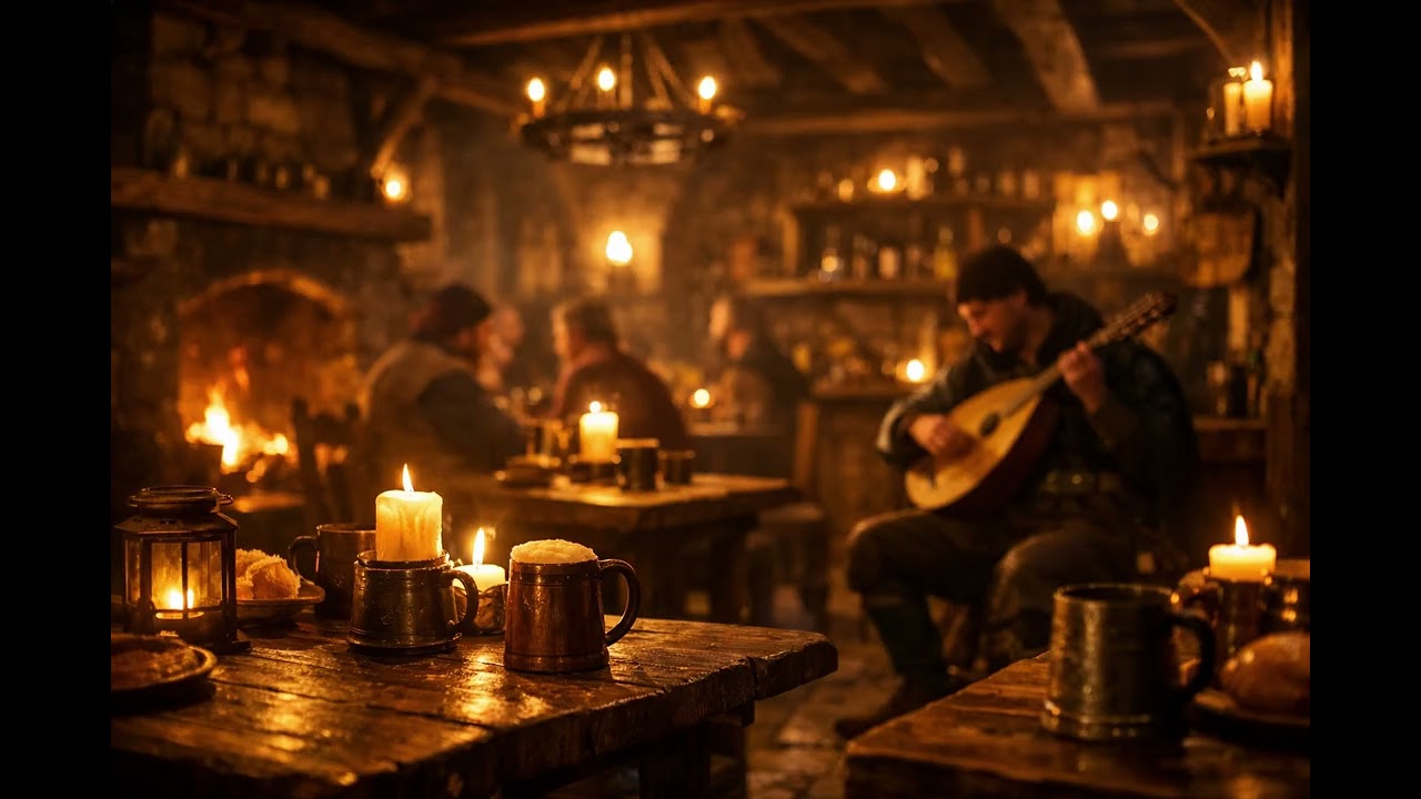 D&D Tavern Music – Cozy Medieval Inn Ambience (3 Hours)