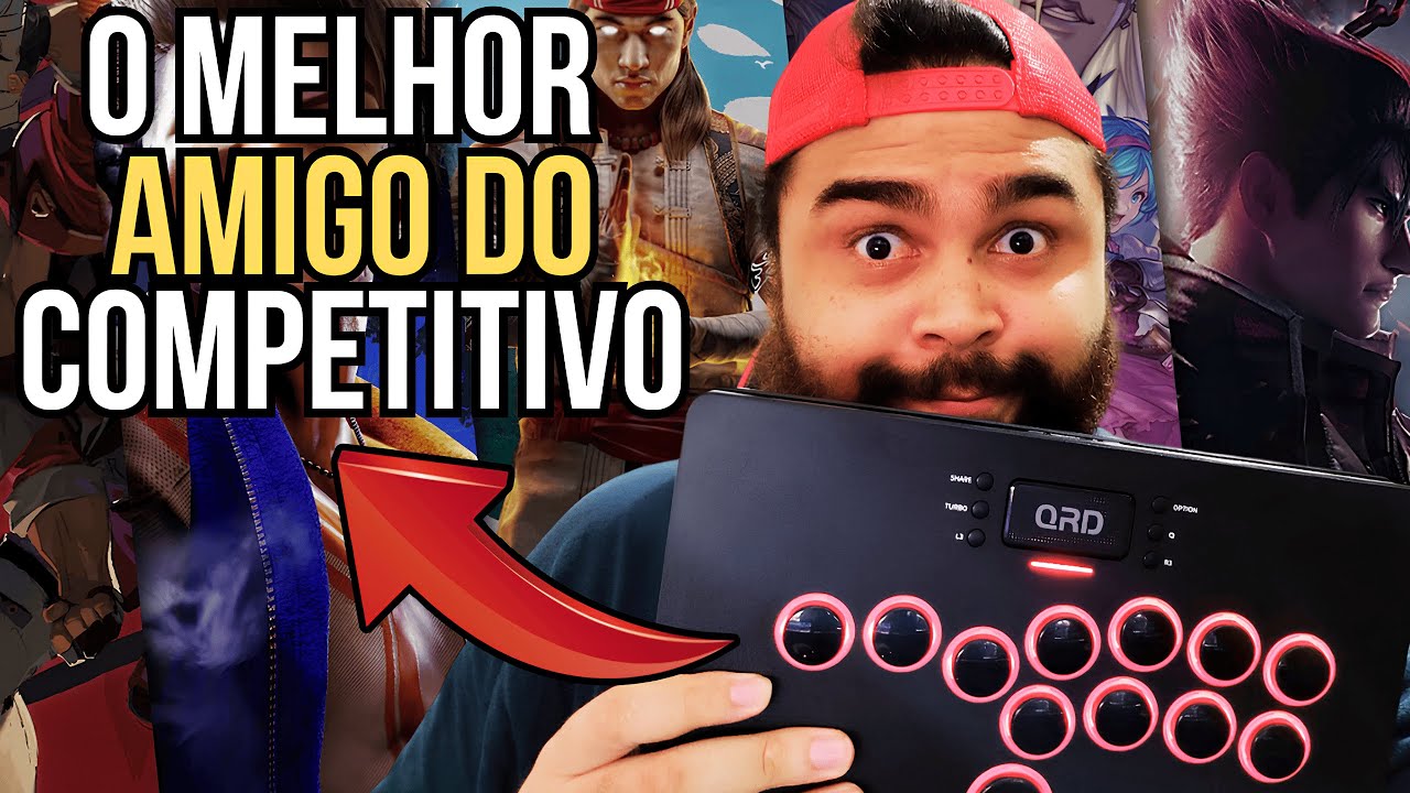 O CONTROLE MAIS APEL&Atilde;O PARA JOGOS DE LUTA - HITBOX QRD MAESTRO S3