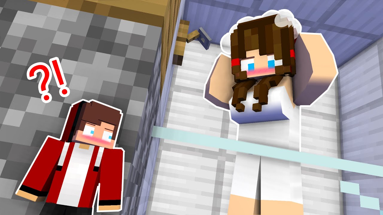 MAIZEN : JJ Became Small and got into trouble - minecraft animation