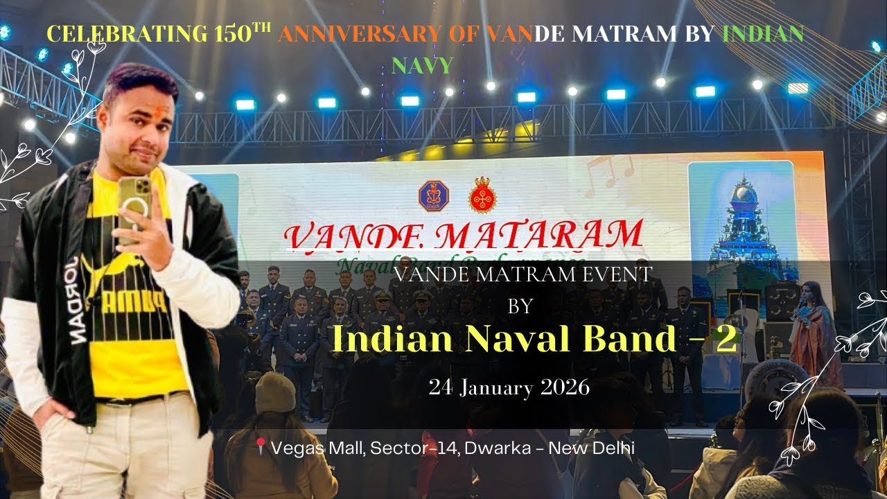 Celebrating 150th Anniversary Vande Matram 2026| Bharat humko jaan se pyara hai by Indian Naval Band
