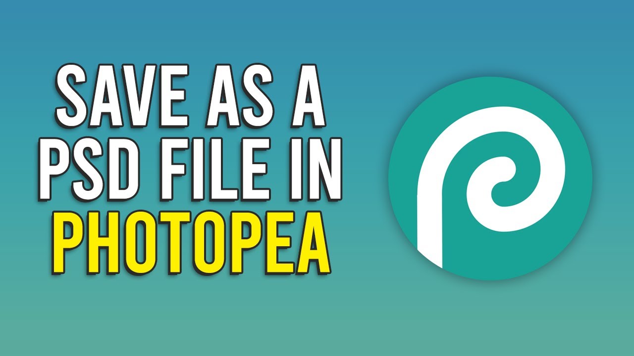 How to Save as a PSD File in Photopea