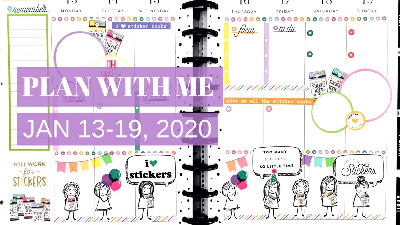 PLAN WITH ME | Classic Happy Planner | January 13-19, 2020