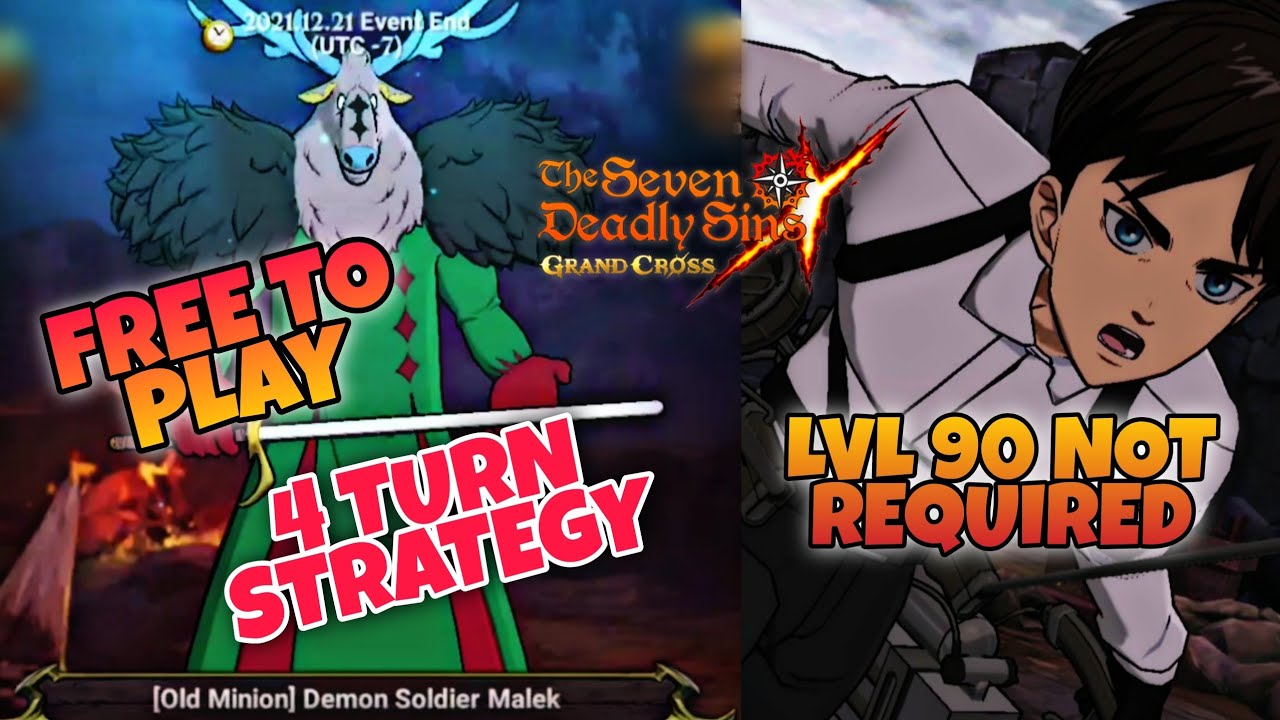 *UPDATED* MALEK BOSS - F2P - 4 TURN || Grand Cross