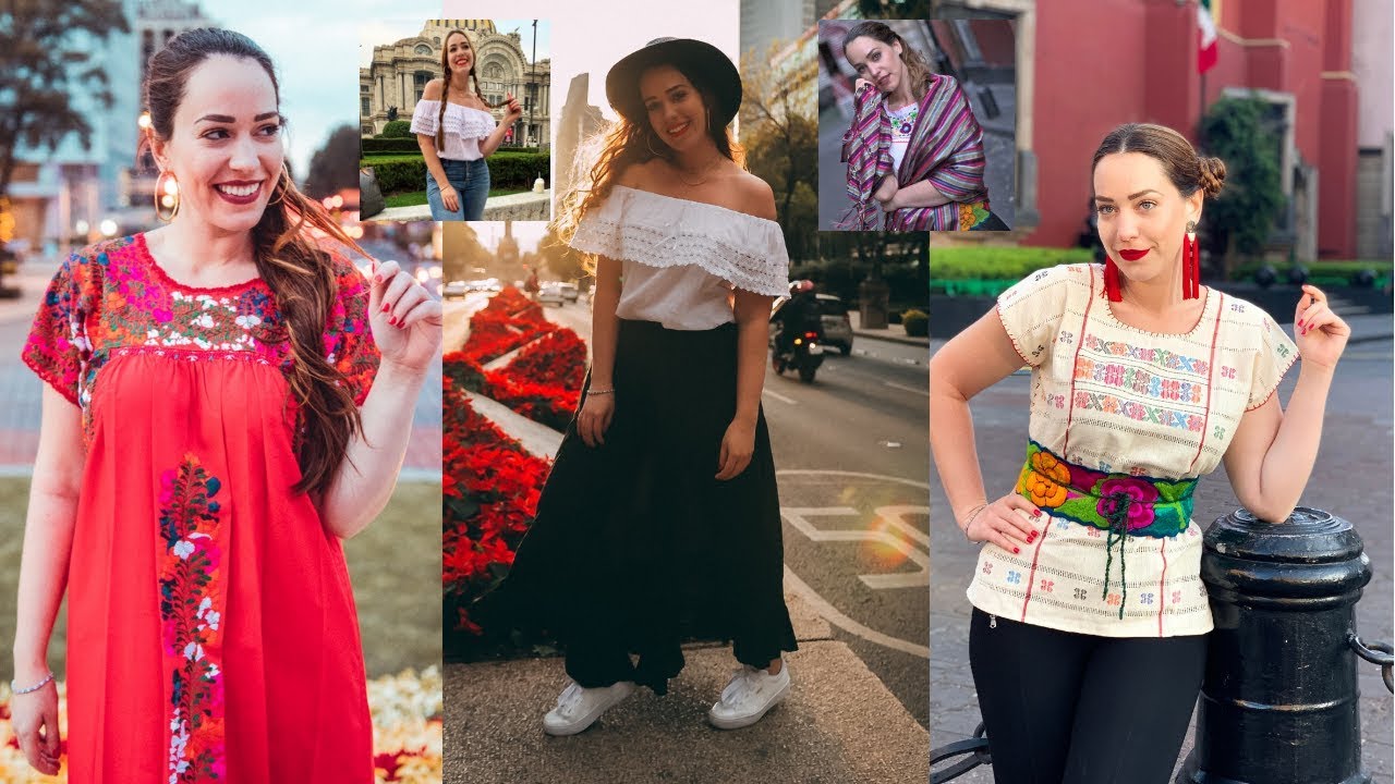 UNA SEMANA USANDO ROPA TÍPICA MEXICANA | GLADYS SEARA