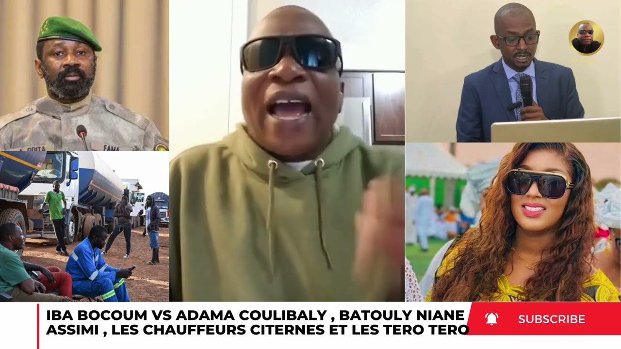 IBA BOCOUM VS ADAMA COULIBALY , BATOULY NIANE , ASSIMI , LES CHAUFFEURS CITERNES ET LES TERO TERO