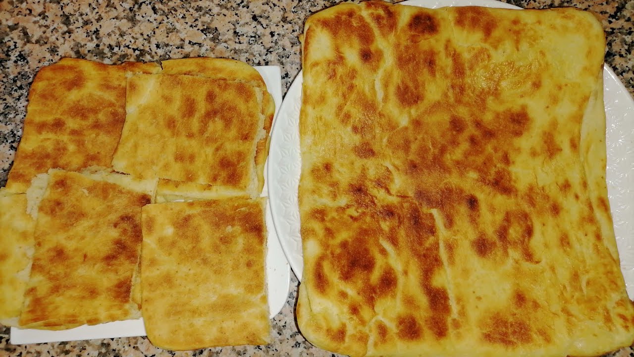مسمنة كبيرة في الفرن مقرمشة من الخارج ومورقة من الداخل 😋😋😋
