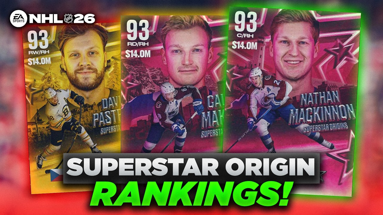 СОЗДАЙТЕ ЭТИ КАРТОЧКИ! РЕЙТИНГИ СОБЫТИЙ NHL 26 HUT SUPERSTAR ORIGIN!