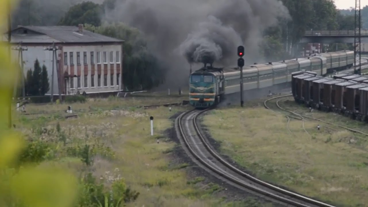 2ТЭ10Л-2080Б [CFM] Пассажирский поезд | Passenger train